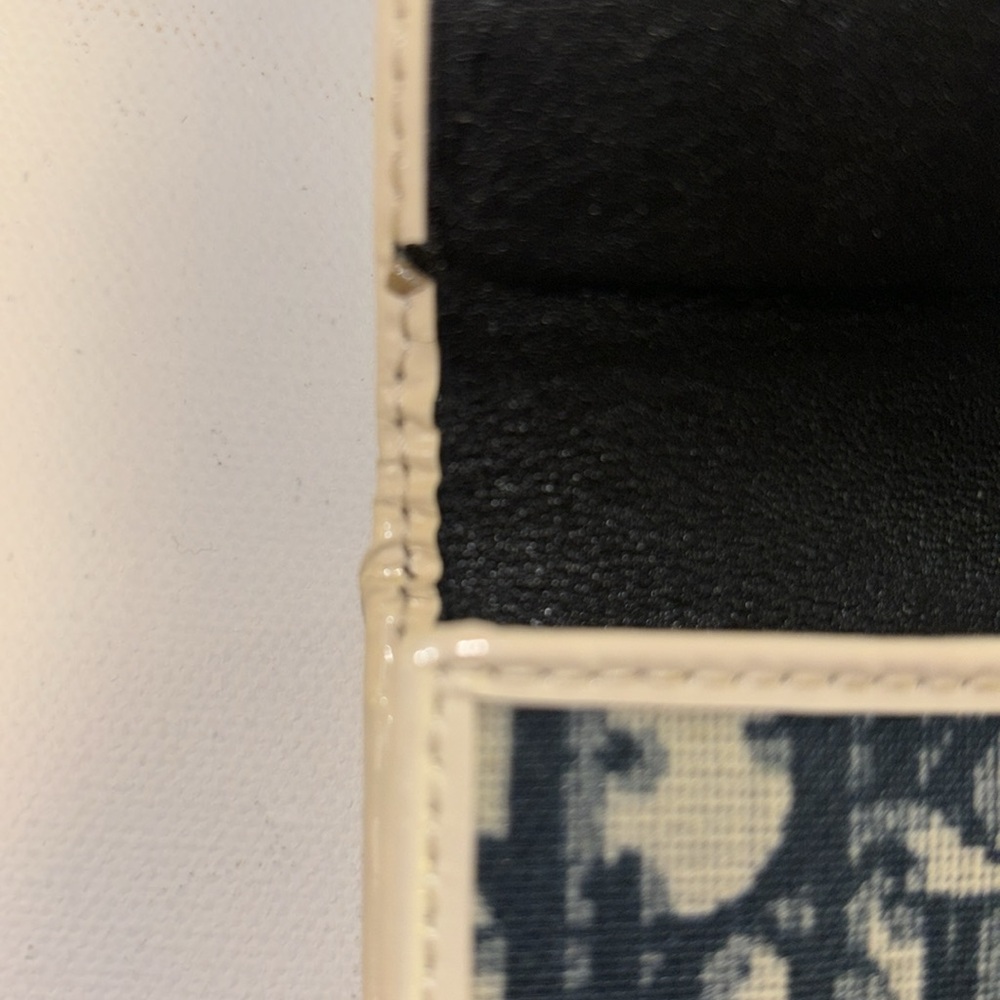Dior Compact Wallet - Blue & Wht includes authenticity card. - Picture 9 of 16